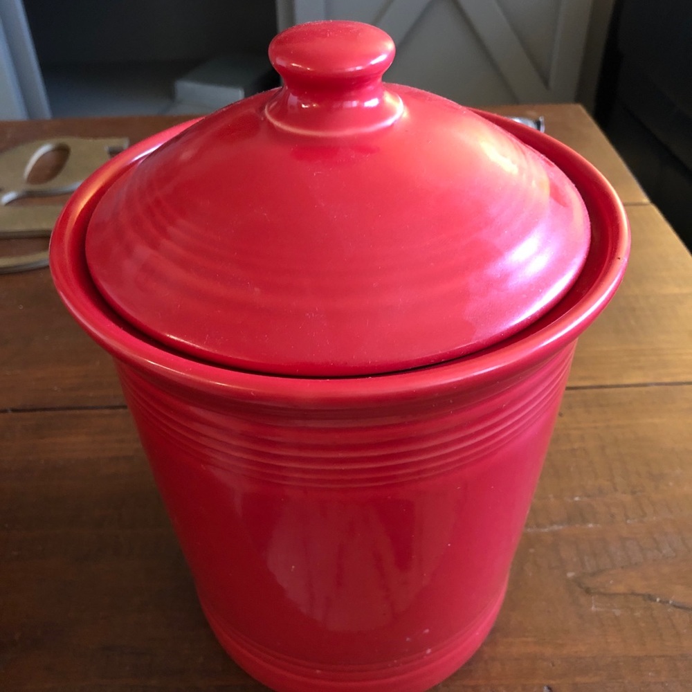 Red cookie jars